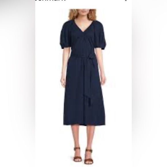 Alex Marie XL New with tags Dark Blue Midi Dress - Picture 1 of 6